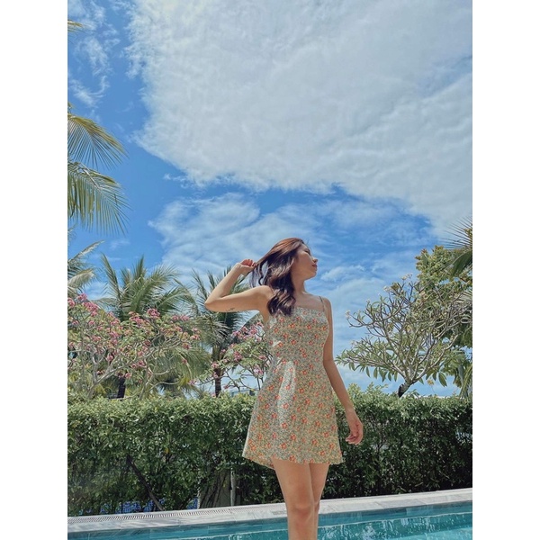 LEMONCHICVN - Đầm hai dây hở lưng - D197