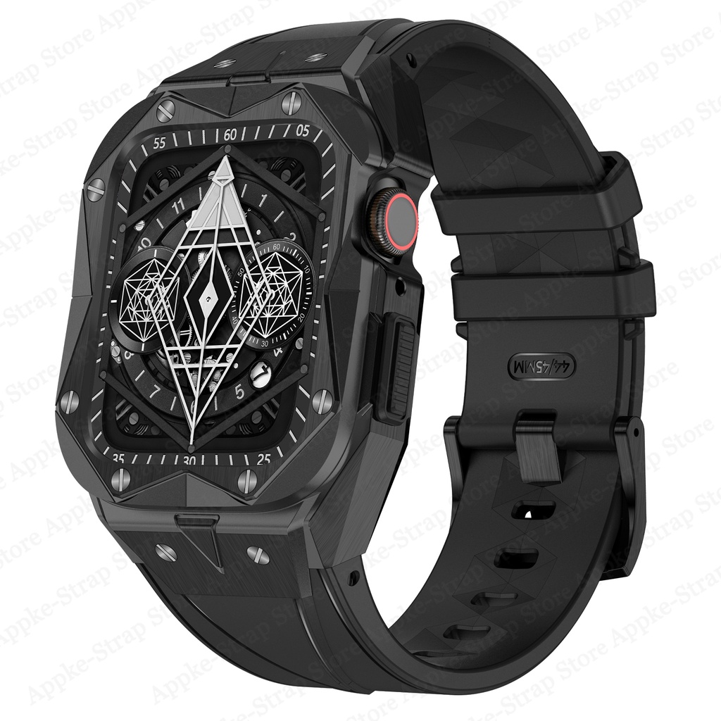 Dây Đeo 44mm 45mm Luxus Mod Cho Đồng Hồ Thông Minh Apple Band Ultra 8 7 Runnber 8 7 se 6 5 4
