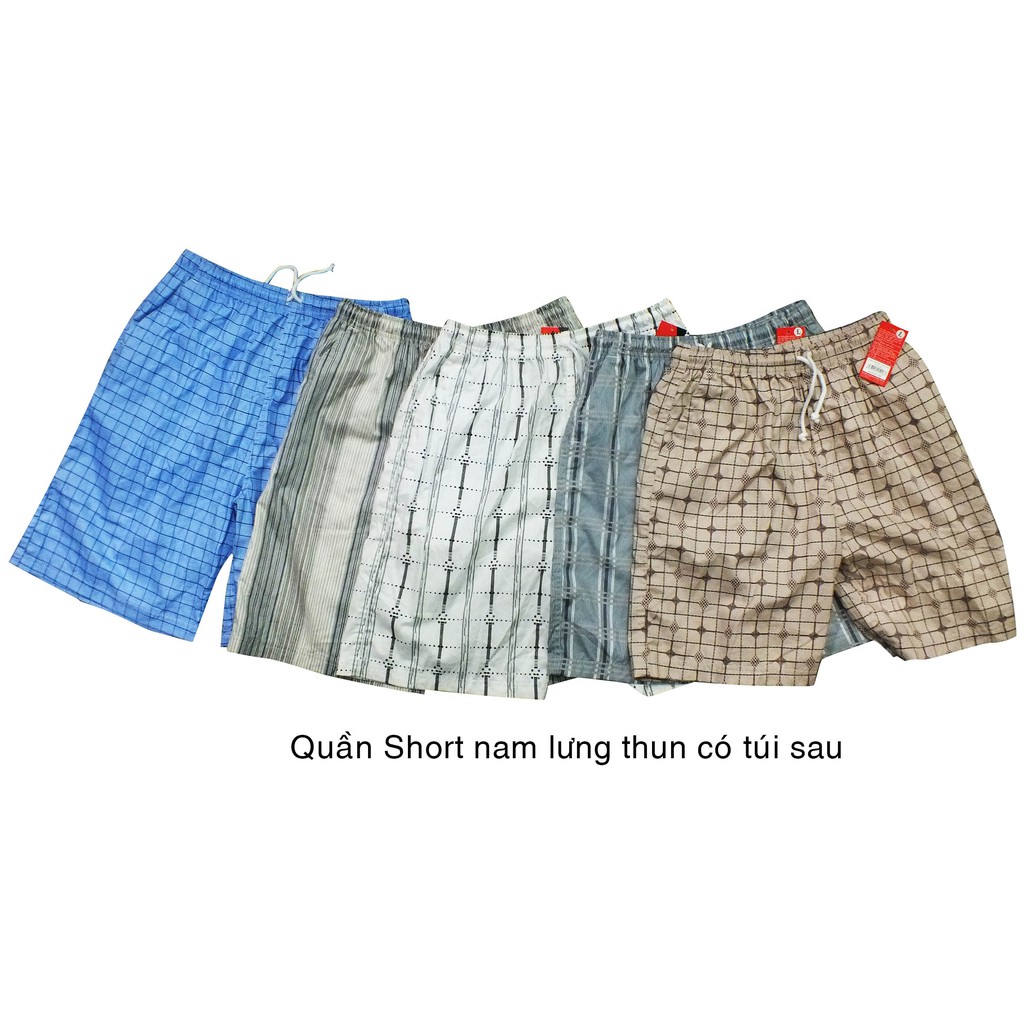 Quần sọt nam, quần đùi nam túi sau Hometex
