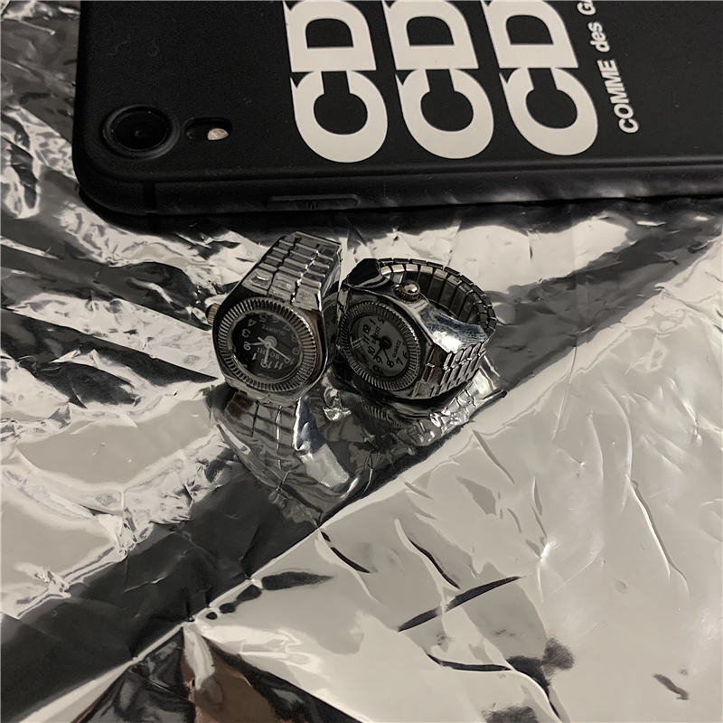 Nhẫn Đồng Hồ 22F630 Phong Cách Harajuku Hàn Quốc Dành Cho Nam Và Nữ