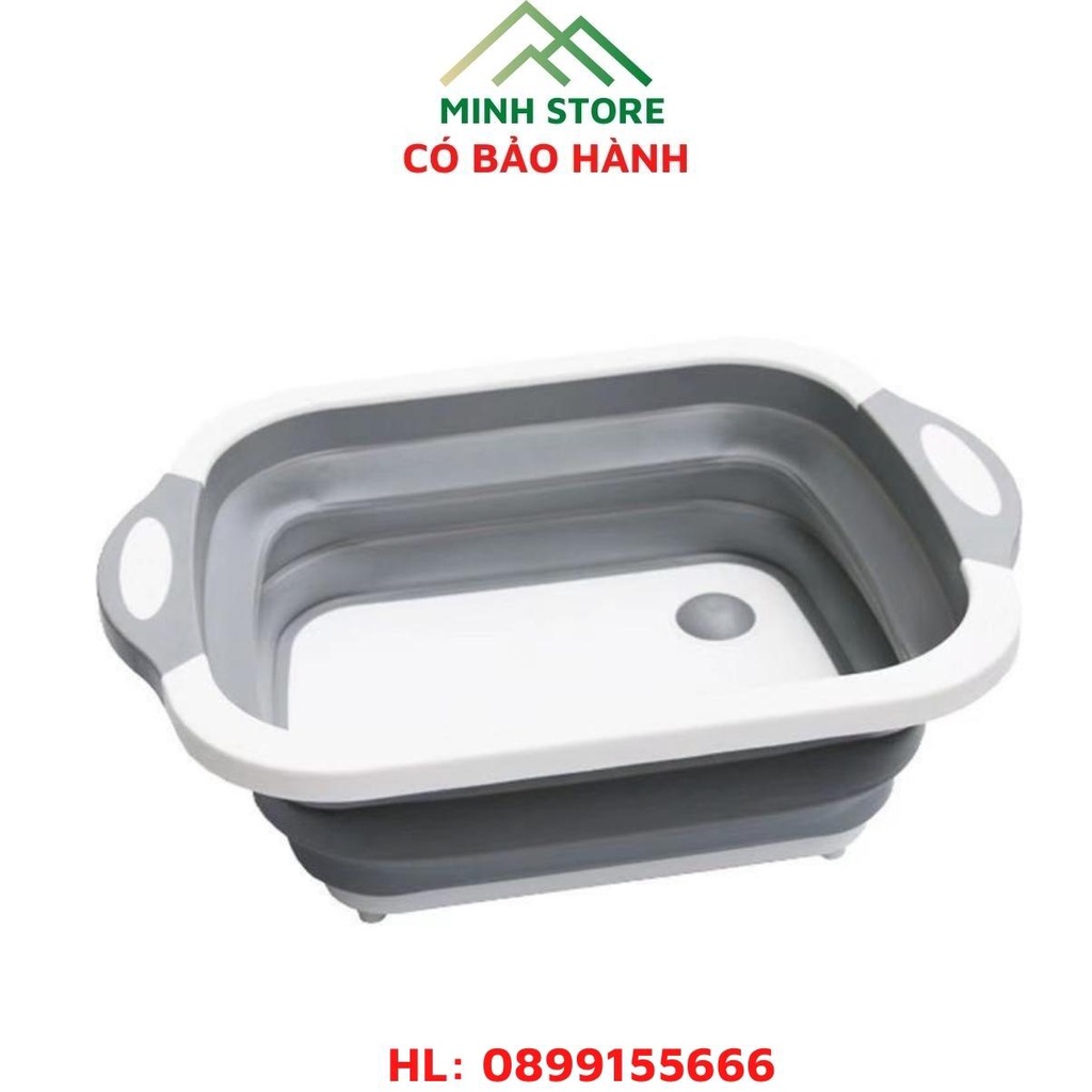 CHẬU ĐA NĂNG GẤP GỌN VÀ RỔ ĐỰNG, ĐA NĂNG, TIẾT KIỆM DIỆN TÍCH, SẢN PHẨM 3 TRONG 1 CHO KHÔNG GIAN BẾP