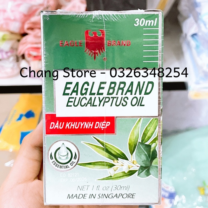 [DATE 2026] Dầu Khuynh Diệp Eagle Brand Xuất Xứ Singapore 30Ml, An Toàn Cho Trẻ Sơ Sinh