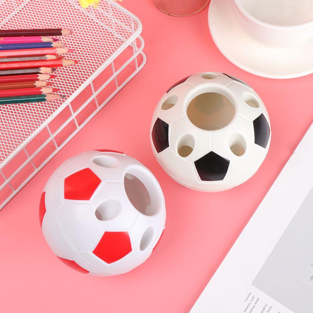PISTA Giá Đỡ Bút Chì / Cọ Trang Điểm Hình Quả Bóng Đá Mini