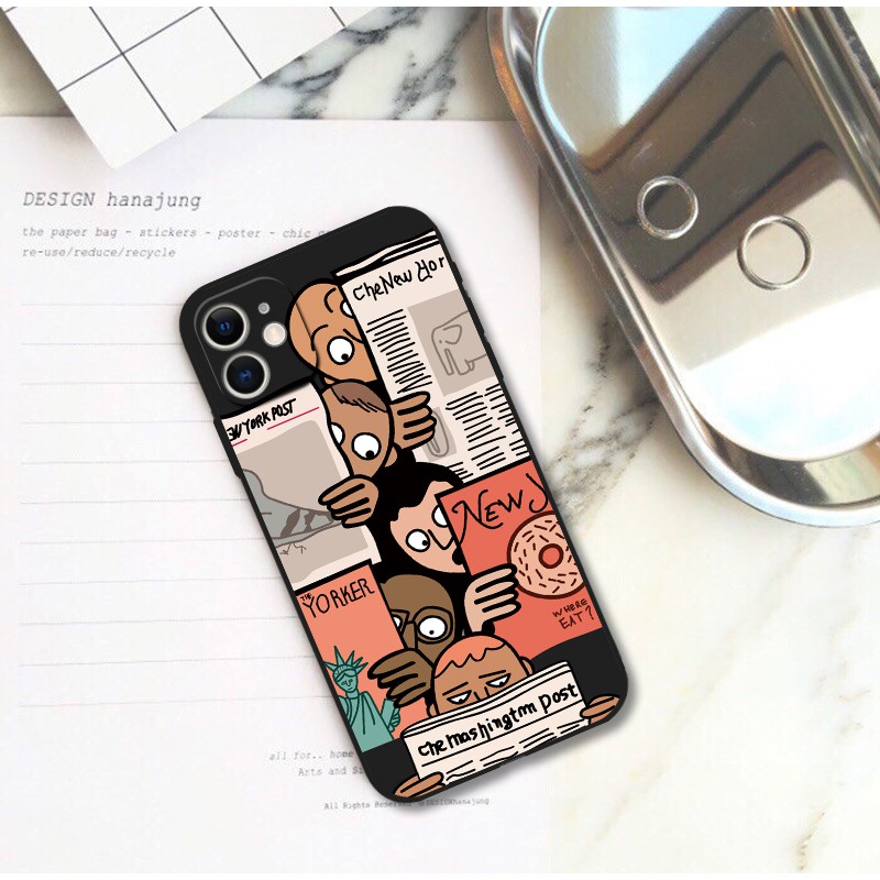 Ốp Điện Thoại Mềm In Hình Sáng Tạo Cho iphone 13 14 pro max xr 6s 7 8 plus 12 mini 11 pro x xs max se2