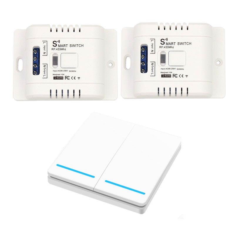 Công tắc rơ le điều khiển từ xa không dây DIESE 433Mhz AC 90V ~ 250V RF thích hợp cho đèn LED/ bóng đèn