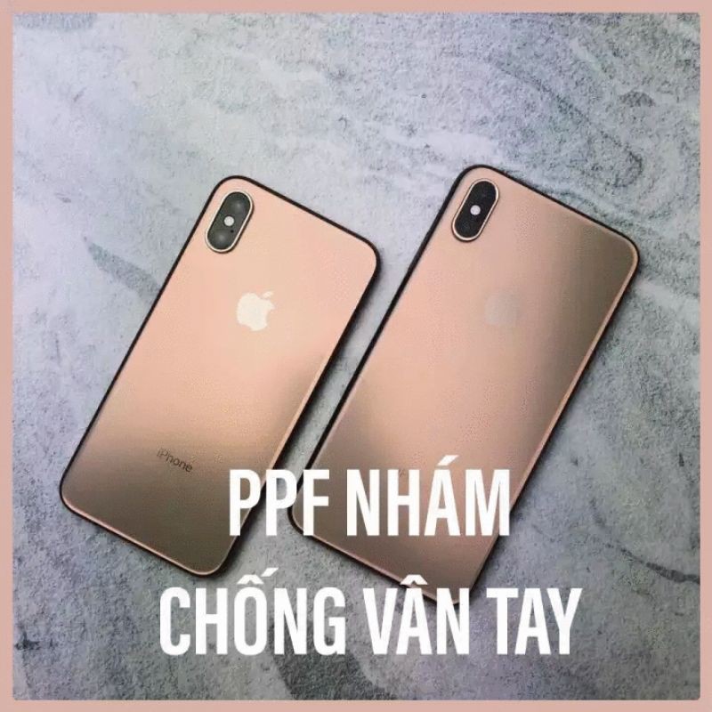 [iPhone 12] Miếng Dán PPF Nhám Full Viền Mặt Sau Iphone - Chống Bám Vân Tay Dành Cho iPhone 12/12Mini/12Pro/12ProMax