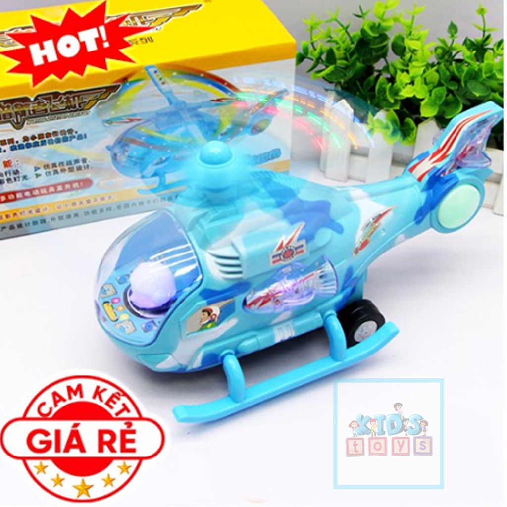 Đồ chơi máy bay trực thang phát sáng có nhạc có đèn