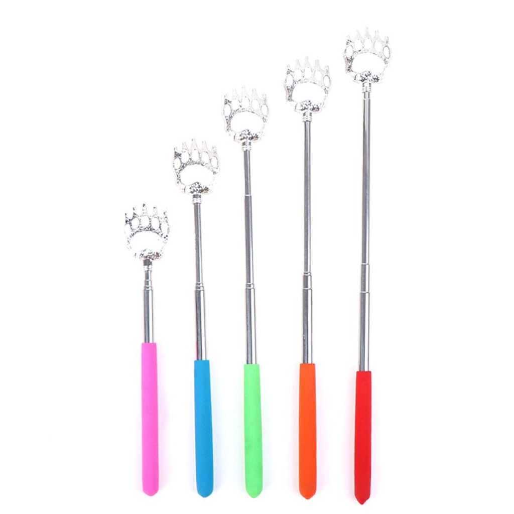 Cây gãi lưng rút gọn kéo dài lên tới 58cm hình vuốt gấu B163