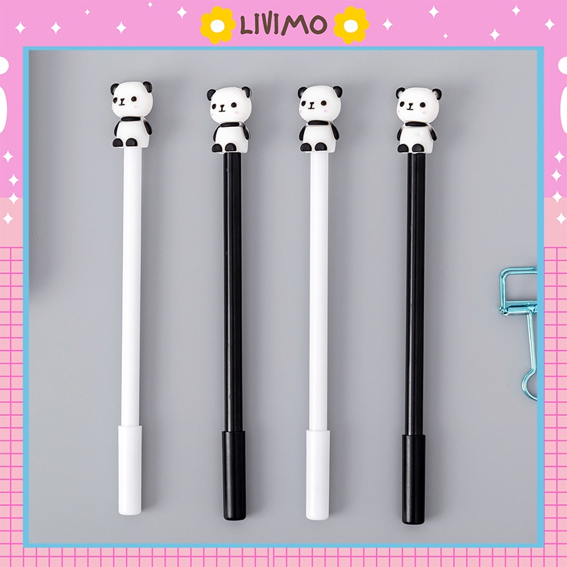 Bút mực đen cao cấp cute có nắp hình thú dễ thương LIVIMO BB07