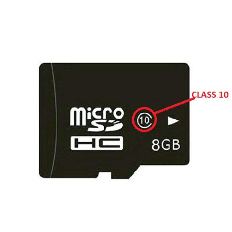 Thẻ nhớ MICRO SD 8g chất lượng, truy xuất dữ liệu cao Class 10 - BH 12 tháng