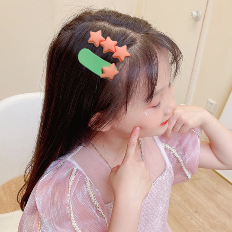 Set 2 Kẹp Tóc Hình Ngôi Sao Năm Cánh Dễ Thương Cho Nữ
