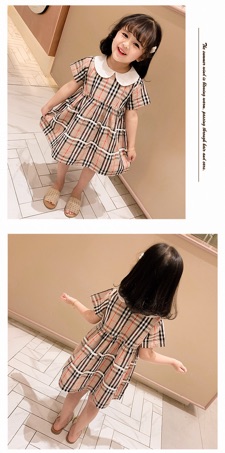 Váy bbr cổ trắng