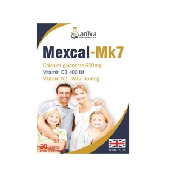 Mexcal Mk7- Canxi hữu cơ Cho Bà Bầu, trẻ em và người già - nhập khẩu từ Vương quốc Anh