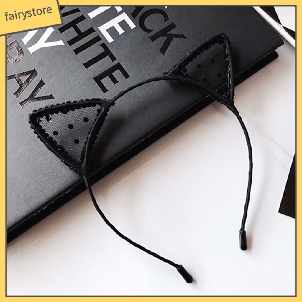 Cài tóc tai mèo dễ thương cho nữ