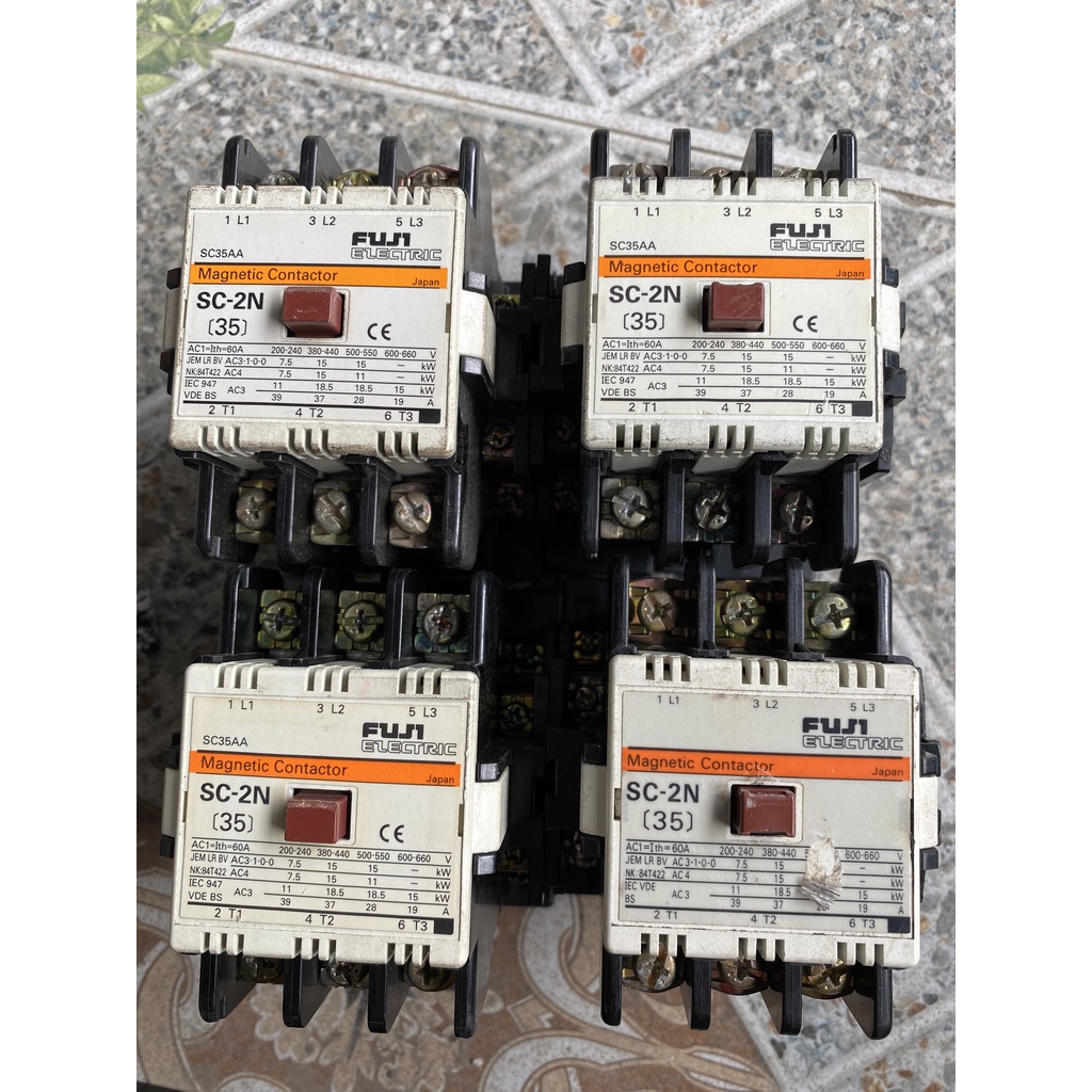 Khởi động từ Fuji / Mitsubishi 10A 13A 18A 20a 25a 35a tiếp điểm đẹp như mới