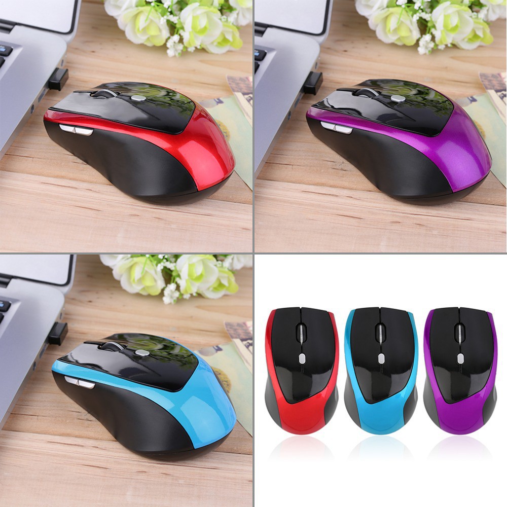 Chuột quang không dây 2.4Ghz 6 nút 800 DPI