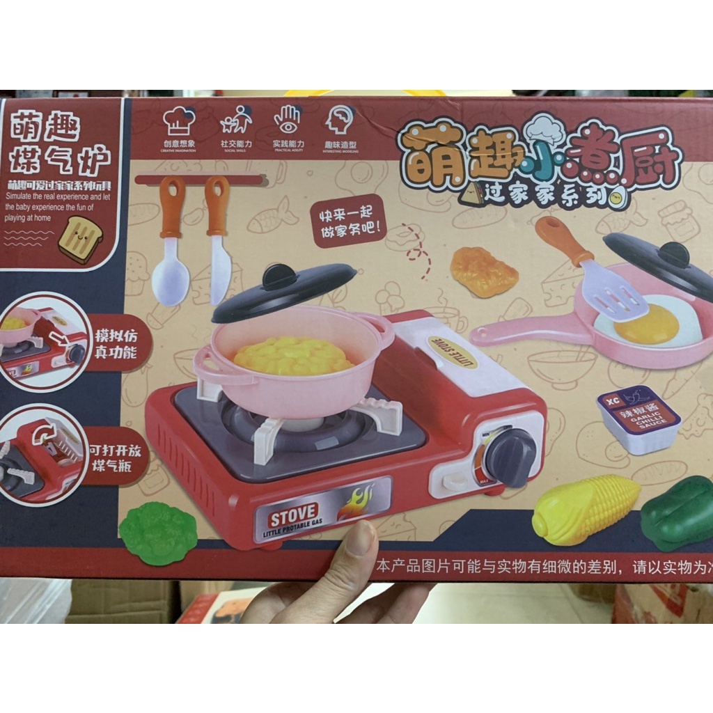Bộ đồ chơi nấu ăn nhà bếp cho bé gái nhiều chi tiết, nhựa nguyên sinh an toàn