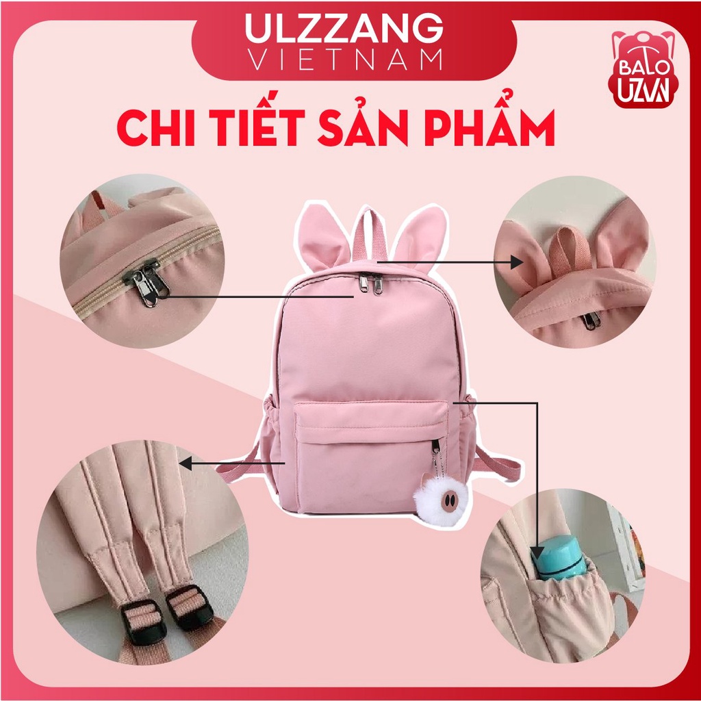 Balo nữ đi học thời trang Ulzzang Hàn Quốc, cặp sách đẹp hàng cao cấp dễ thương, túi xách học sinh chống nước