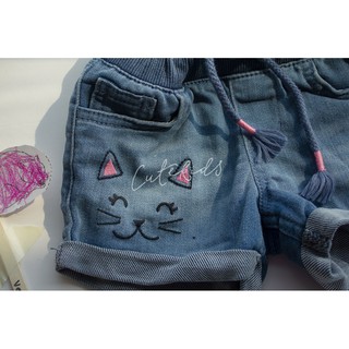 Quần Short Jeans thun Bé gái