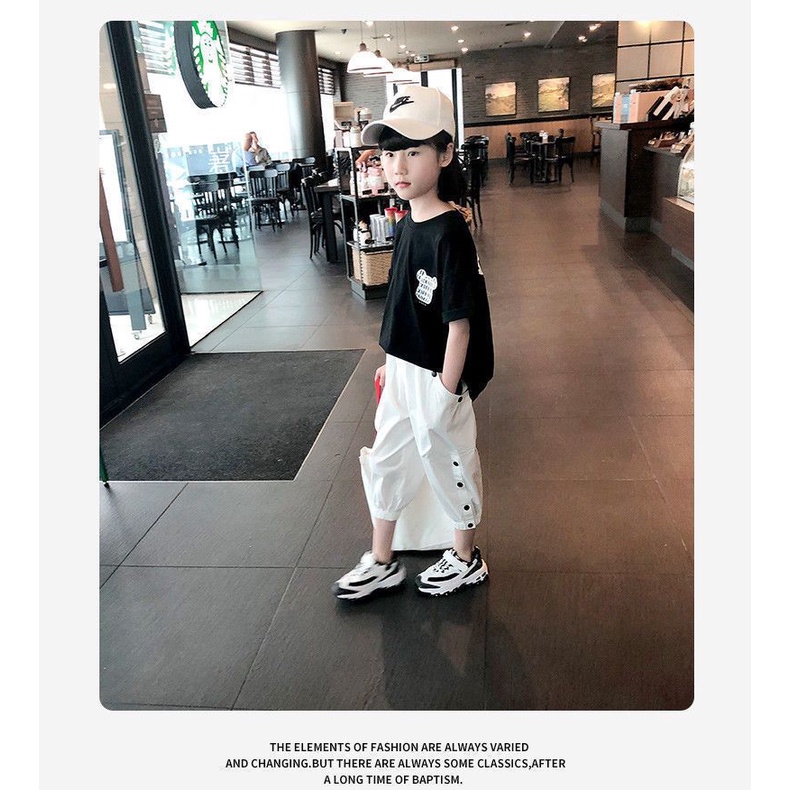 Quần Short Thời Trang Mùa Hè Phong Cách Hàn Quốc Cho Bé Gái