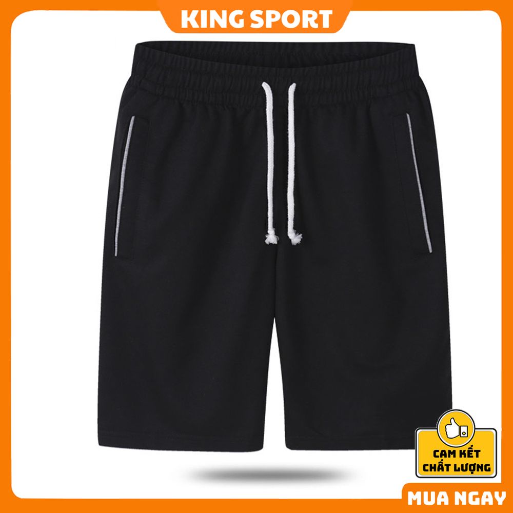 Quần short nam đùi thể thao mềm mịn ống rộng unisex thoáng mát KING SPORT Quần đùi nam mặc nhà dạo phố năng động