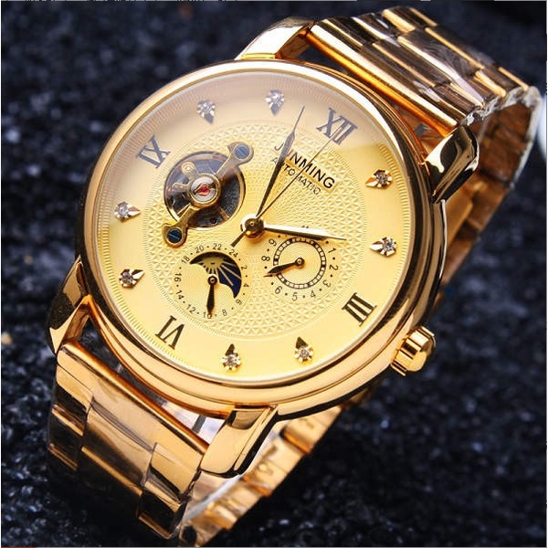 Đồng Hồ Cơ Nam Tự Động AUTOMATIC Chính Hãng JUNMING Cao Cấp Thời Trang Sang Trọng Đẹp Giá Rẻ-Bảo Hành 3 Năm