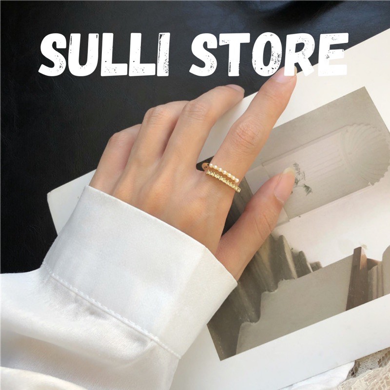 Nhẫn nữ vàng xoắn freesize Sulli store