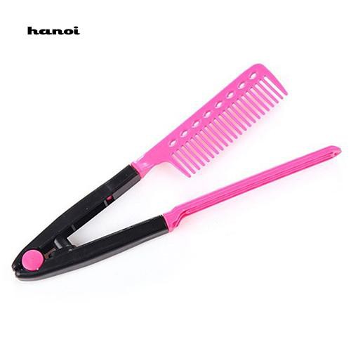 Hn HN HN♥Bộ 2 Lược Kẹp Cắt Tóc Tạo Kiểu Thời Trang DIY