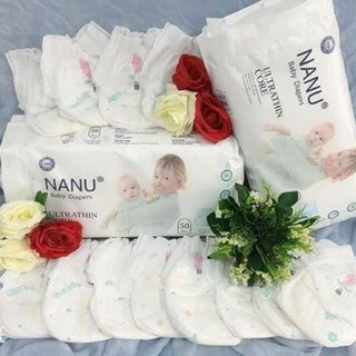 Bỉm quần nanu xuất nhật m/l/xl/xxl/3xl 50/100 miếng siêu mỏng siêu thấm cho bé.
