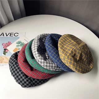 Nón Beret Ca Rô Phong Cách Cổ Điển Thanh Lịch Thời Trang Cho Nữ