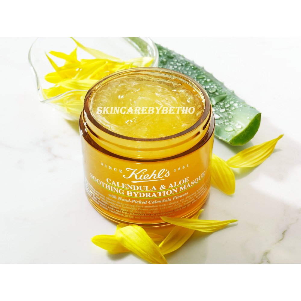 Mặt Nạ Hoa Cúc & Lô Hội Kiehl’s Calendula & Aloe Soothing Hydration Mask Mini