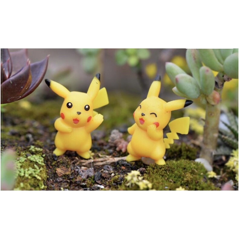 Tiểu Cảnh Pikachu Vàng Ngộ Nghĩnh | Phụ Kiện Trang Trí Tiểu Cảnh Terarium, Sen Đá