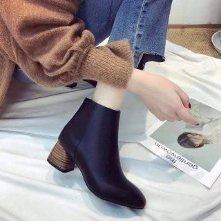 Boot ngắn da PU sale