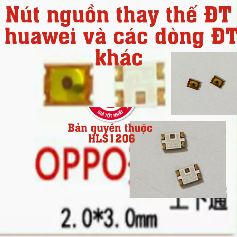 Nút nguồn âm lượng điện thoại (mạch ngang)