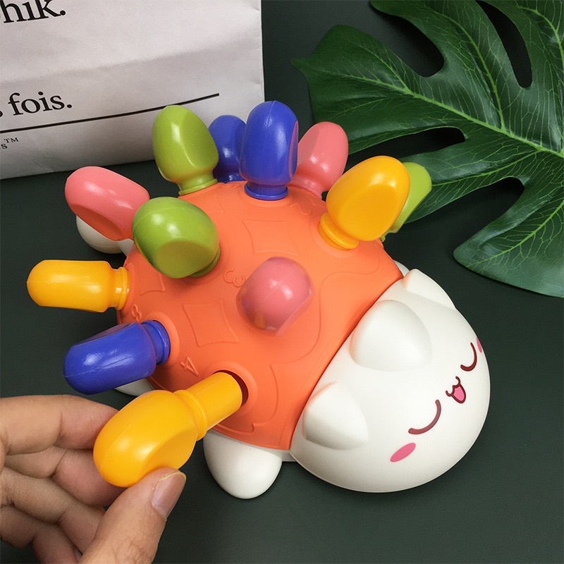 ĐỒ CHƠI THANH RÚT HÌNH CON NHÍM KÍCH THÍCH SỰ CHÚ Ý CHO BÉ