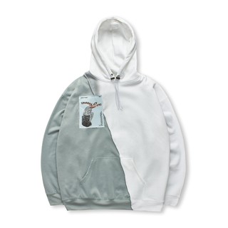 Áo khoác BEUTER UNAPOLOGETIC PATCHWORK WHITE HOODIE