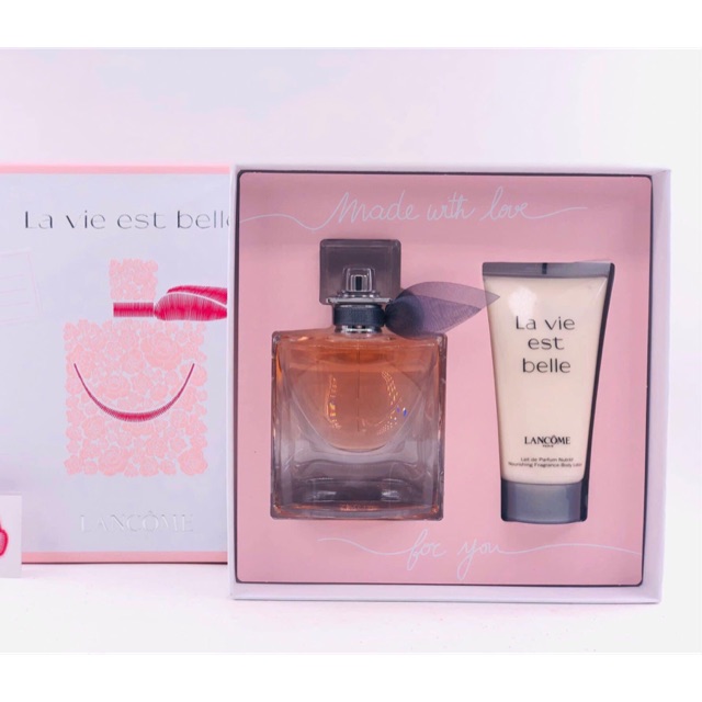 Set Nước hoa Nữ Lancome La Vie Est Belle 30ml + dưỡng thể 50ml