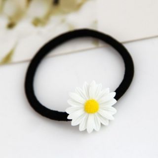 10 buộc tóc hoa cúc trắng