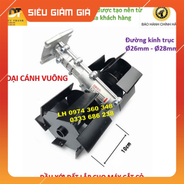 Cam kết Chính hãng Đầu xới đất cánh chéo.