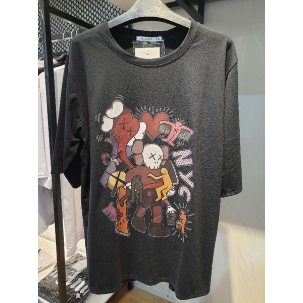 Áo thun trơn tay lỡ MICO nữ nam dáng Unisex form rộng skull