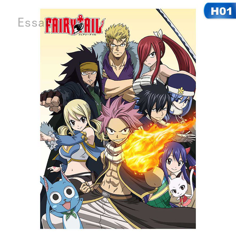 Poster Anime Fairy Tail Trang Trí Phòng Ngủ