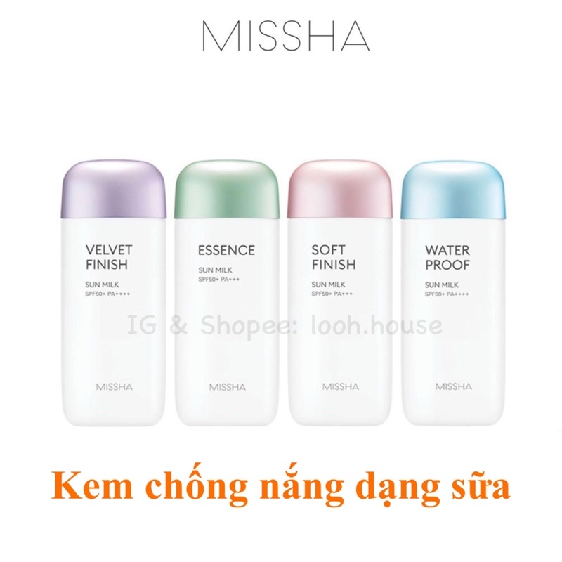 [Kèm Bill] Kem chống nắng Missha 70ml