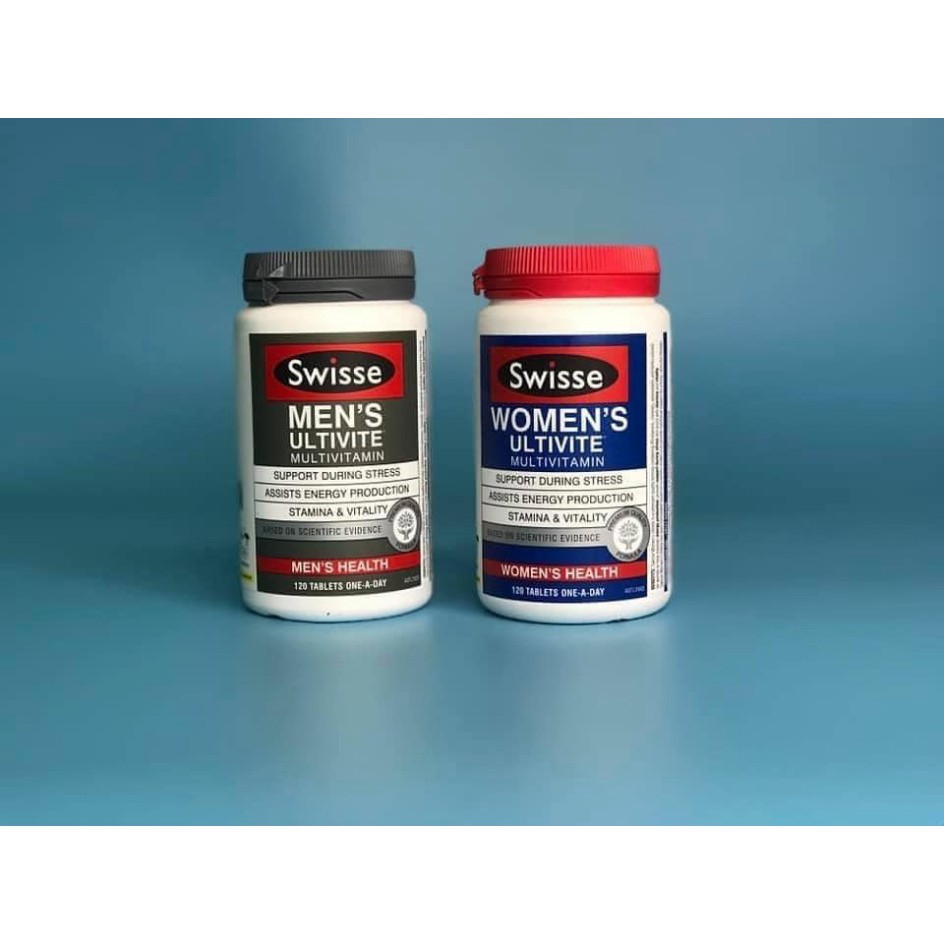 Vitamin tổng hợp nam/nữ Swisse Men’s/Women's Ultivite Multivitamin, Úc (60v-120V) | Thế Giới Skin Care