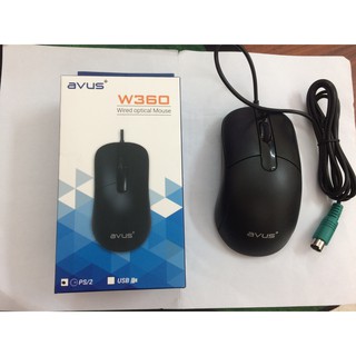 Chuột máy tính chuẩn ps2 Avus W360