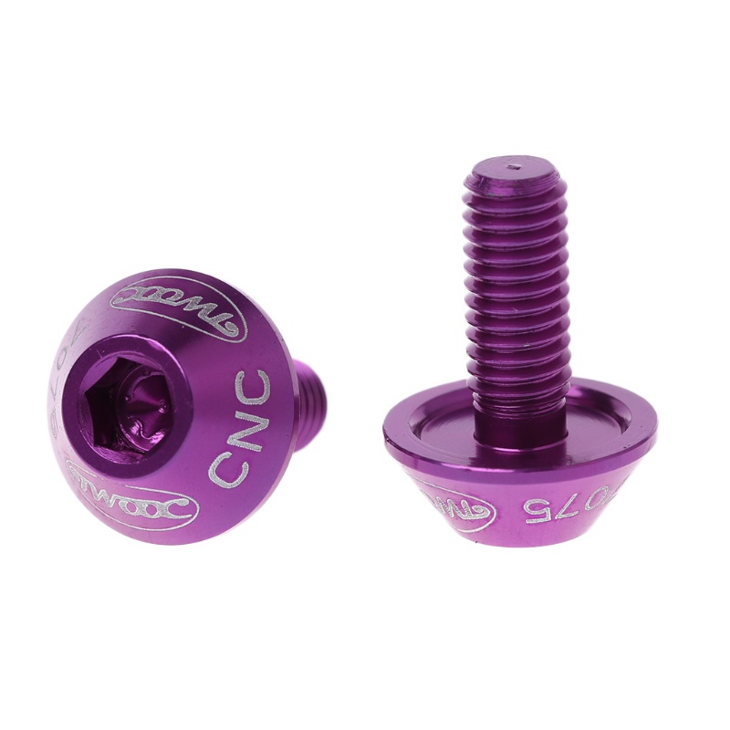 Bộ 2 Ốc Vít M5x10mm Bằng Hợp Kim Nhôm Gắn Bình Nước Xe Đạp Tiện Dụng