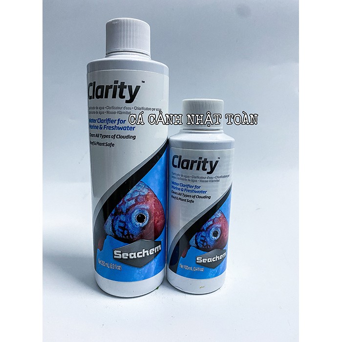 SEACHEM CLARITY KHỬ ĐỤC LÀM TRONG NƯỚC BỂ CÁ