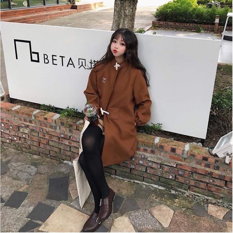 [FREESHIP - HÀNG LOẠI 1] ÁO KHOÁC DẠ LEN ÉP KHUY SỪNG HÀN QUỐC | BigBuy360 - bigbuy360.vn