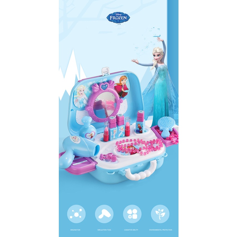 Bộ Trang Điểm Disney Frozen Elsa Princess Play House Dresser