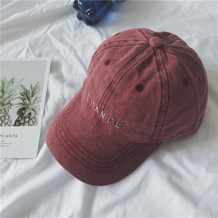 Mũ lưỡi trai denim bốn mùa phiên bản Hàn Quốc cổ điển dễ phối đồ cho nữ