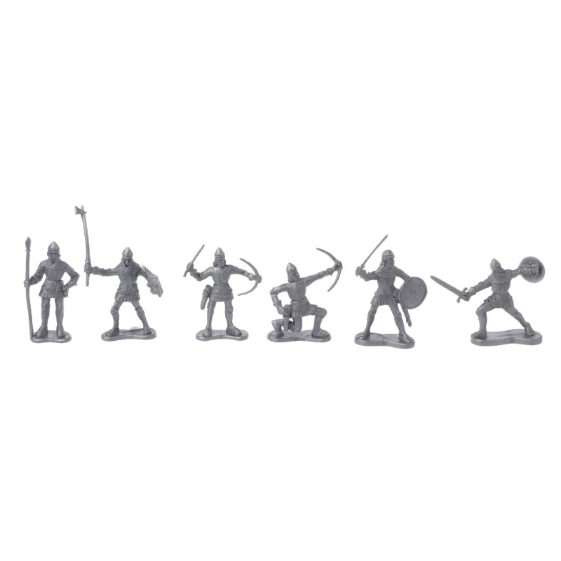 Set 14 Mô Hình Nhân Vật Chiến Binh Thời Trung Cổ Trang Trí Nhà Cửa